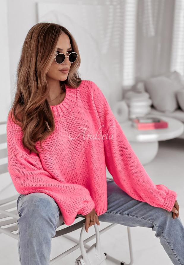 Oversize Pullover One Step Bloom Rosa