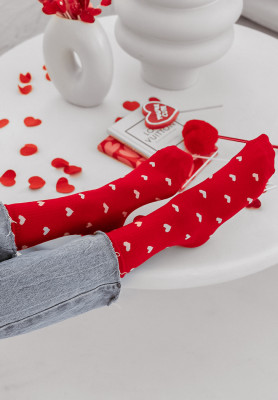 Socken mit Herzen Heart Tells You Rot