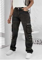 Hose Jeans z kieszeniami Roberts Schwarz