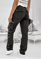 Hose Jeans z kieszeniami Roberts Schwarz