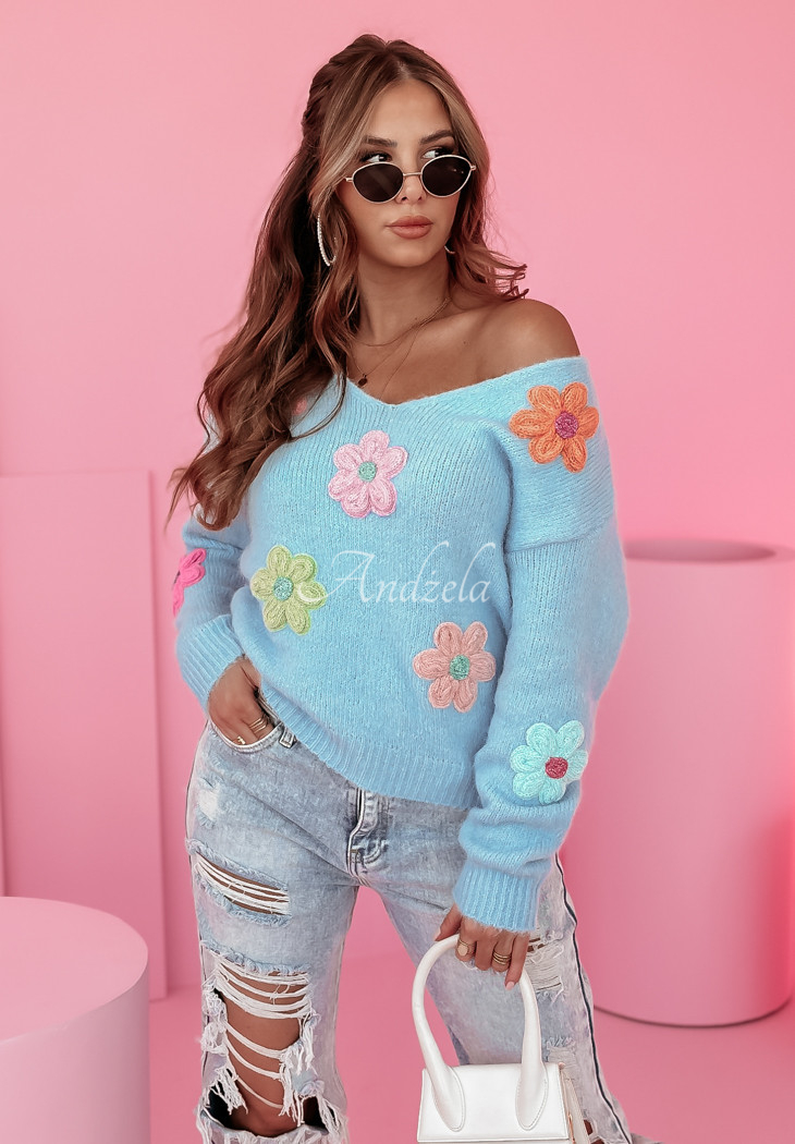 Damen Winterpullover Warm MONARI Pullover Mit Blumenmuster Mode