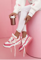Sneakersy Walk In Style biało-Rosa