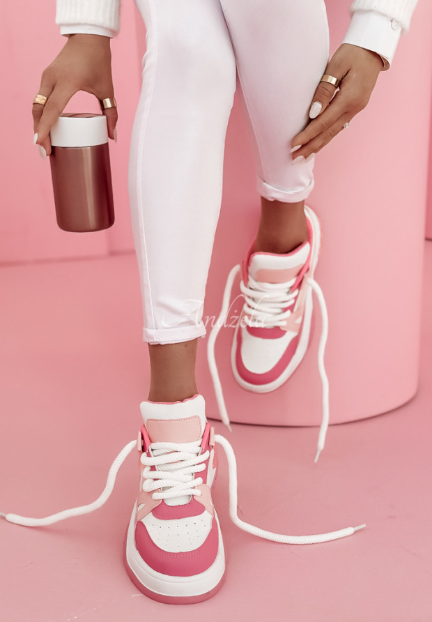 Sneakers Walk In Style Weiß-Rosa