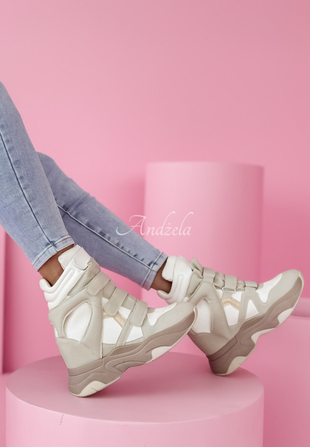 Sneakers mit Keilabsatz Hang Up Weiß