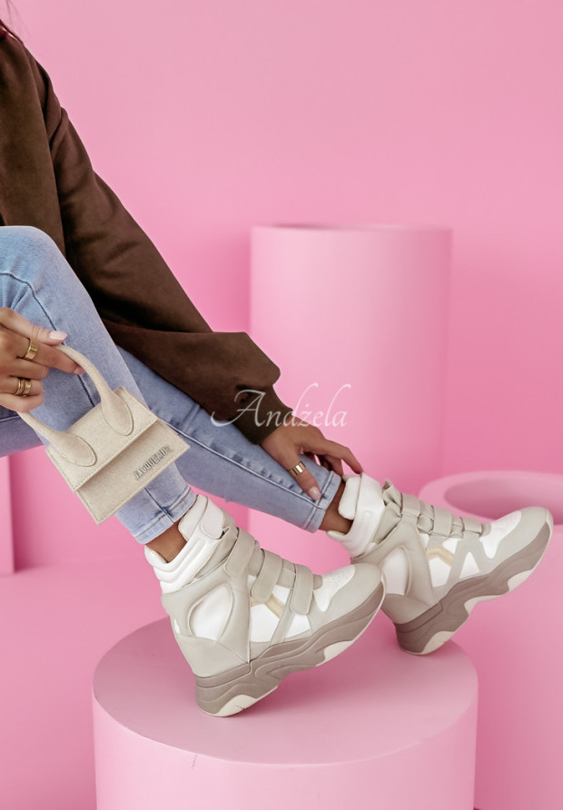 Sneakers mit Keilabsatz Hang Up Weiß