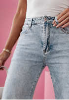 Hose Jeans z kryształkami Diamond Affluence Hellblau
