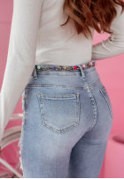 Hose Jeans z przetarciami Driven By Passion Hellblau