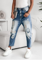 Hose Jeans z ozdobnymi aplikacjami Kisses And More Blau