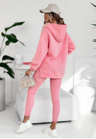 Sweat Set 3in1 Sweatshirt, Leggings i top Fashion Forward Rosa