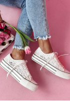 Koronkowe Sneaker Charming Lace Ecru