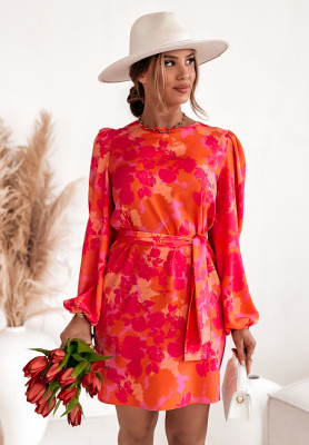 Geblümtes Kleid Blossom Bay Orange