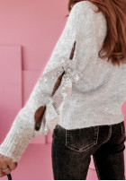 Pullover oversize Soft Caress Grau