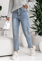 Hose Jeans z kryształkami Veneto Hellblau