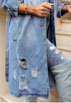 Jeans Mantel z przetarciami Sunrise Shades Blau