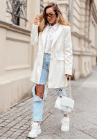 Płaszcz z guzikami Her Way ecru