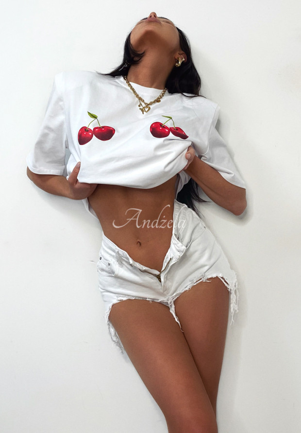 T-Shirt mit Print La Milla Cherrissima Weiß