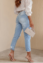 Hose Jeans z przetarciami Tristain Hellblau