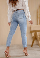 Hose Jeans z przetarciami Leroy  Blau