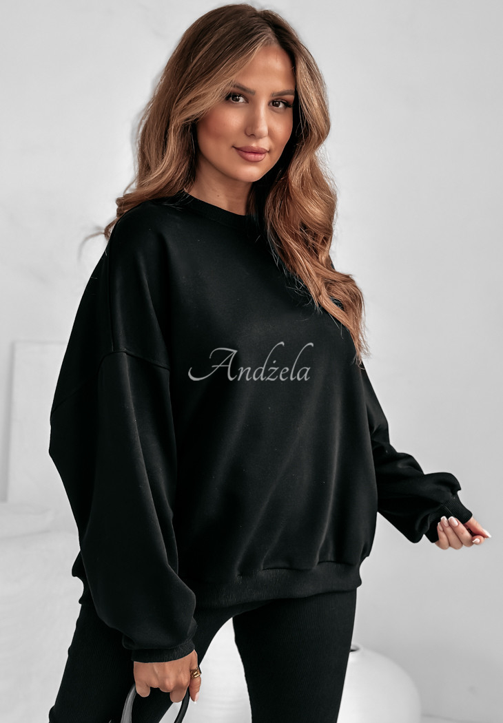 Sweatshirt oversize Active Play Schwarz