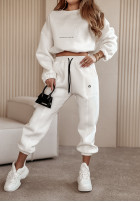 Komplet dresowy Queen ecru