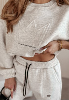 Komplet dresowy Queen szary