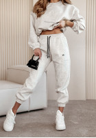 Komplet dresowy Queen szary