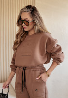 Komplet dresowy Queen czekoladowy