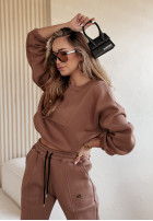 Komplet dresowy Queen czekoladowy