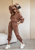 Komplet dresowy Queen czekoladowy