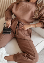 Komplet dresowy Queen czekoladowy