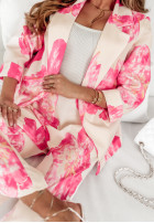 Kwiecisty garnitur damski Garden Glimmer różowo-Weiß