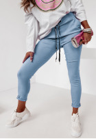 Spodnie Harwinton błękitne