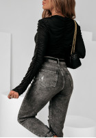 Hose Jeans z przetarciami Glimmer Dunkelgrau