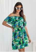 Kwiecista sukienka Kleid im spanischen Stil Iris Inspirations Grün