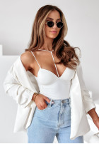 Top na ramiączkach Good Deal biały