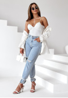 Top na ramiączkach Good Deal biały