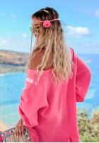 Muślinowa Kleid oversize Aloha Beaches Rosa
