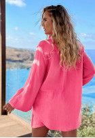 Muślinowa Hemd z kieszeniami Aloha Beaches Rosa