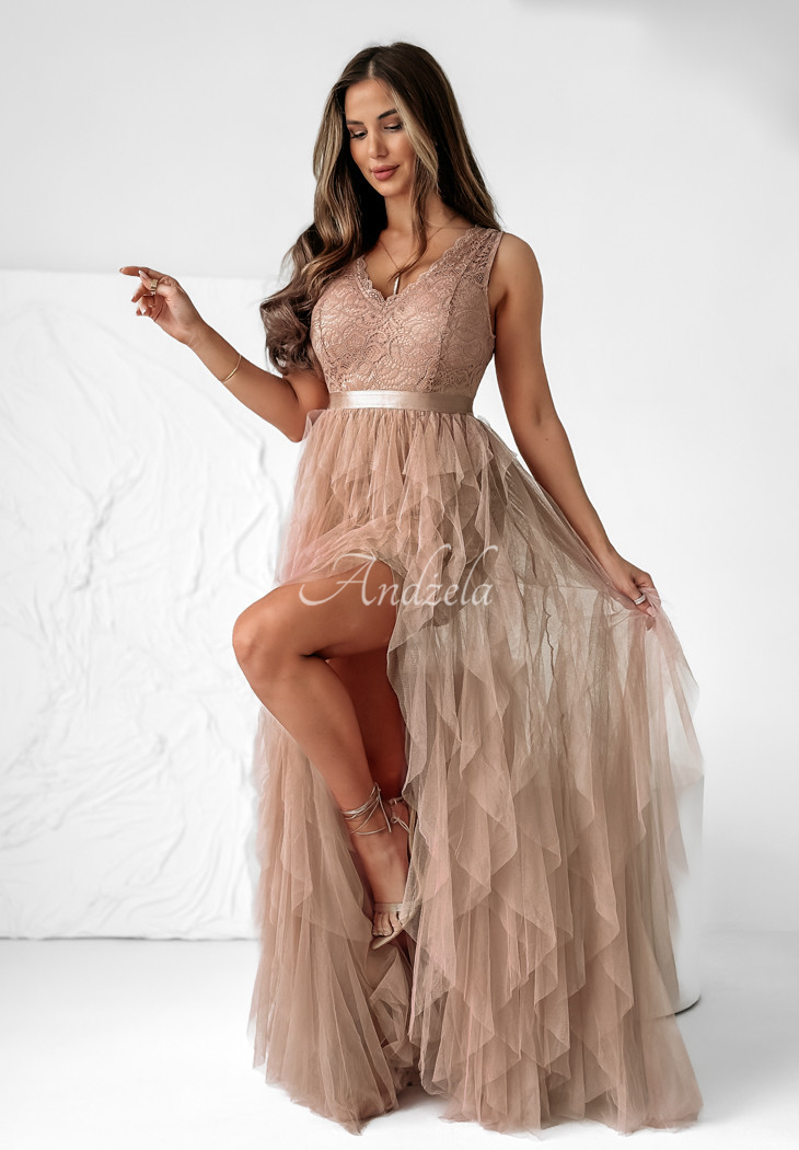 Tulle dress with ruffles Timeless Celebrations powder pink