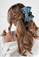 Haarspange do włosów z kokardką Sweet Bites Blau