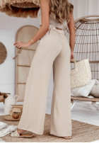 Material Hose wide leg Daily Charm Beige