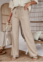 Material Hose wide leg Do It For Yourself Beige