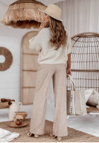 Material Hose wide leg Do It For Yourself Beige