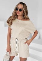 Komplet Simply The Best beżowy