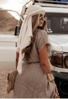 Sukienka z kieszeniami Take A Trip szara