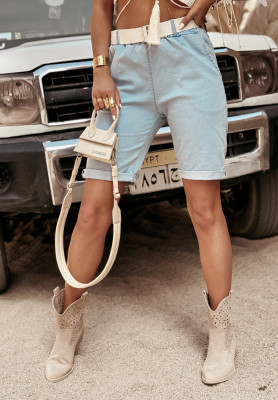 Kurze Jeansshorts No Going Back Blau