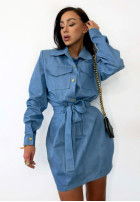 Jeans Kleid mini La Milla A Little Bit Flirty Blau