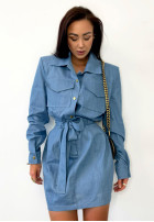 Jeans Kleid mini La Milla A Little Bit Flirty Blau