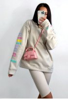 Sweatshirt z nadrukiem La Milla Lover Beige