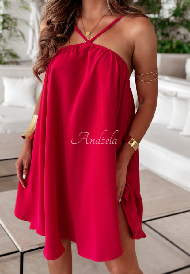 Kleid mit den Trägern Trendy Perfection Fuchsia